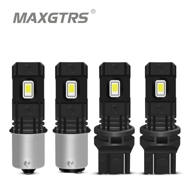 2X T20 LED 7443 7440 W21/5W 1156 1157 BAY15D 580 led Bulb Car light DRL CSP Auto Lamp P21W Brake Lights Turn Signal White | Автомобили и