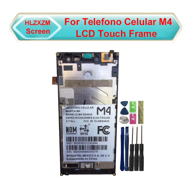 

For Telefono Celular M4 LCD Display With Touch Screen With Frame Digitizer Assembly Replacement