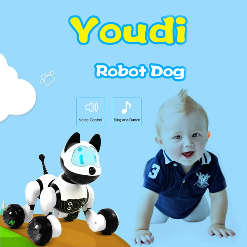 Интеллектуальная электронная машина для собак, домашних животных, голосовое управление, машина для голосового общения, детские игрушки, электронный питомец