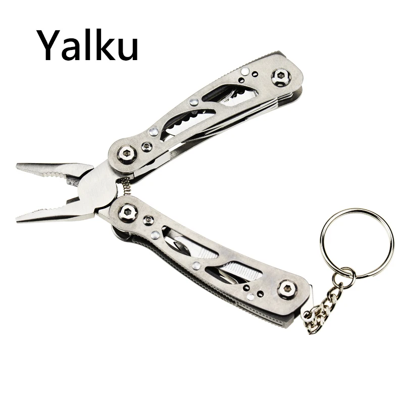 

Yalku Multipurpose Pliers Tool Mini Knife Pocket Fold Pliers Tool Camping Survive Portable Pliers Hand Tool