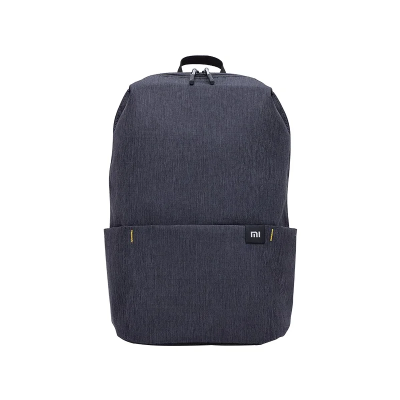 Xiaomi рюкзак 10L Сумка городской Досуг Спортивный нагрудный рюкзак сумка-светильник маленький размер рюкзак унисекс - Цвет: Black