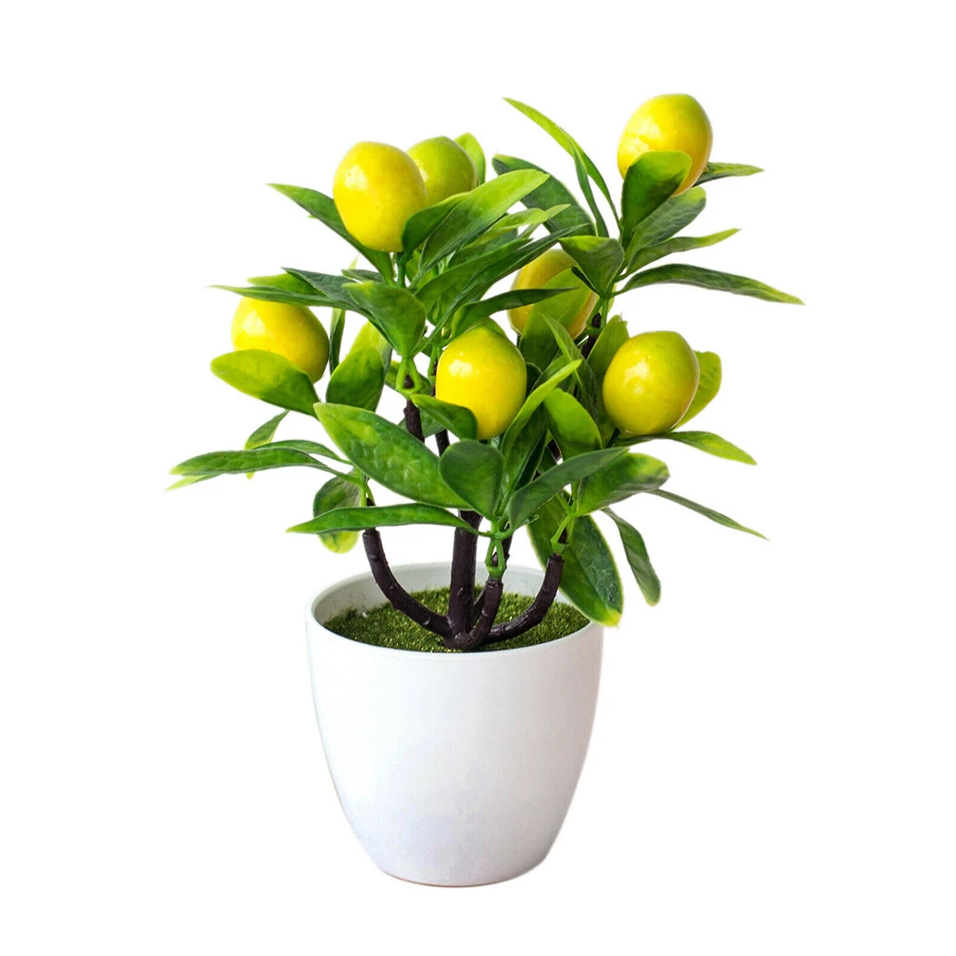 Artificial Lemon Tree 18cm*24cm Artificial Potted Flowers Fake False