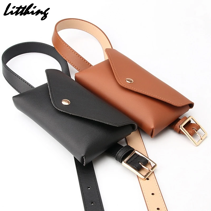 Litthing новая поясная сумка из искусственной кожи, поясная сумка, женский ремень, чехол для телефона, маленький нагрудный рюкзак, сумки, винтажные Женские поясные сумки-мессенджеры