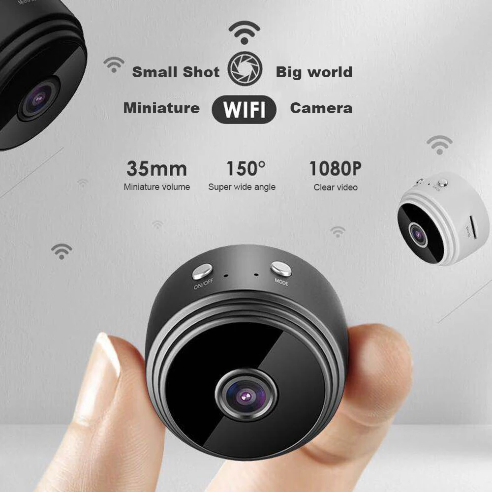 Мини Беспроводная ip камера A9 1080P HD микро с датчиком движения и ночным видением