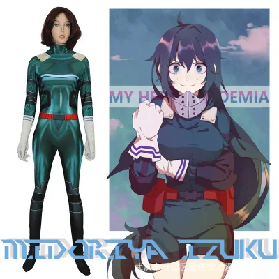 

Hight Quality Anime My Hero Academia Midoriya Izuku Jumpsuit Man Woman Cosplay Costume Leotard