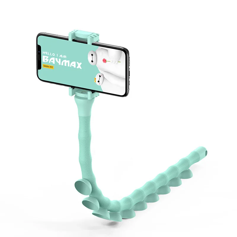 CANDYEIC Sucker Cell Phone Holder For iPhone Samsung Huawei Xiaomi Redmi LG SONY MOTO Support Funny Caterpillar Bicycle Bracket | Мобильные