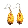 Earring For Women Resin Drop Custom Made Cute Girls Eardrop Funny Bread Baguette Pie Cookies Gift Handmade ► Photo 2/6