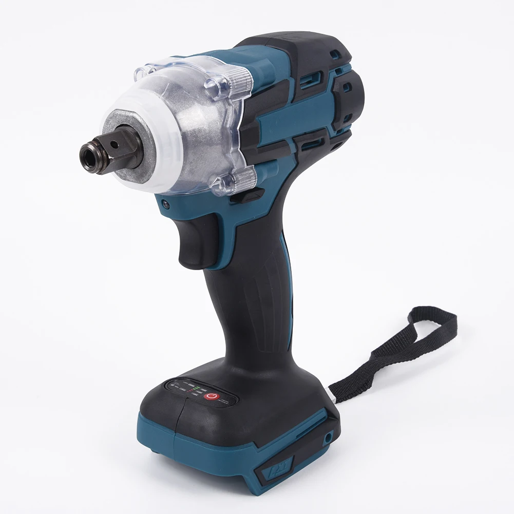 

18V 520Nm Cordless Brushless Impact Wrench 1/2in Body Without Battery Charger Brushless Cordless Electric Wrench Power Tool