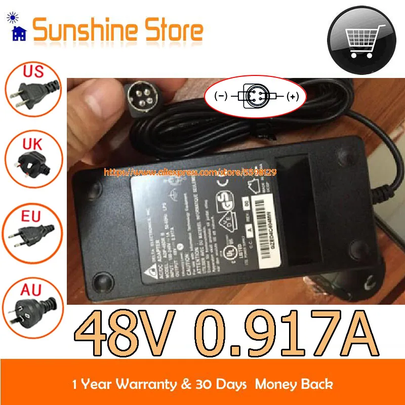 Genuine Delta 48V 0.917A 44W AC Adapter ADP-48DR B EADP-EB Charger For ADTRAN NETVANTA 5660 4660 Power Supply | Компьютеры и офис