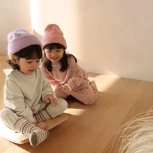 

2021 Autumn Winter Children Clothes Sets Korean Kids Girl and Boys Top and Pants Suit Sports Child Toddler Tracksuit Sweatshirts