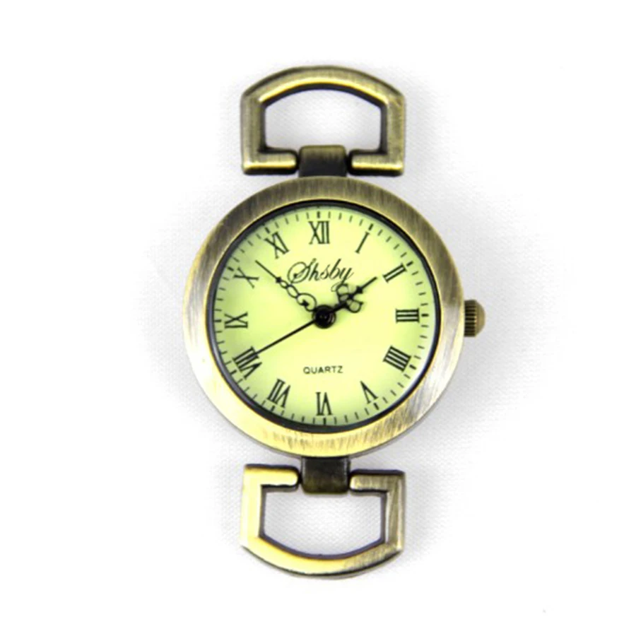 Shsby Diy Personality Ancient Bronze Watch Header Roman Numerals Circle Watch Table Core Watchband Watch Accessories Wholesale Shsby Diy Personality Ancient Bronze Watch Header Roman Numerals Circle Watch Table Core Watchband Watch Accessories Wholesale
