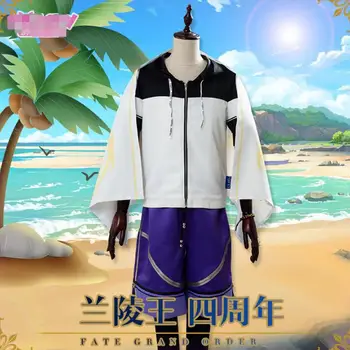 

Halloween Costume for Woman Man Fate/Grand Order FGO Lang Lin Wang Cosplay Costume Woman Suits