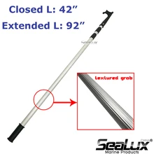 Sealux 3 шага Стандартный Телескопический крюк лодки для морской лодки рыбалка на яхте морской аксессуар