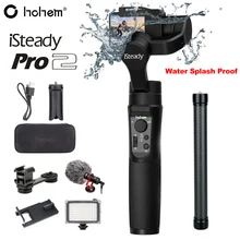 Hohem iSteady Pro 2 Mobile Plus 3 Axis Phone Gopro Gimbal for Gopro Hero 6 5 SJCAM Stabilizer for iPhone Andriod
