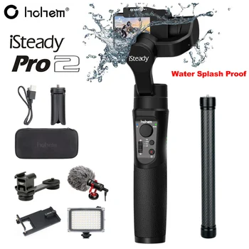 

Hohem iSteady Pro 2 Mobile Plus 3 Axis Phone Gopro Gimbal for Gopro Hero 6 5 SJCAM Stabilizer for iPhone Andriod
