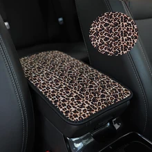 Car Armrest Pad Cover Waterproof Non-slip Knitted Protective Cushion Cover for Center Console Armrest Automobiles Accessories
