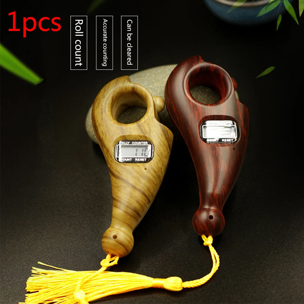 

Manual Mini Buddhist Chanting Counter Buddha Beads Scroll Relaxation Decompression Toy Handheld Digital Display Battery Powered