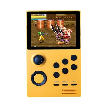 

A19 Pandora's Box Android Supretro Handheld Retro Game Console IPS Sn Built-In 3000+Games 30 3D Games Orange