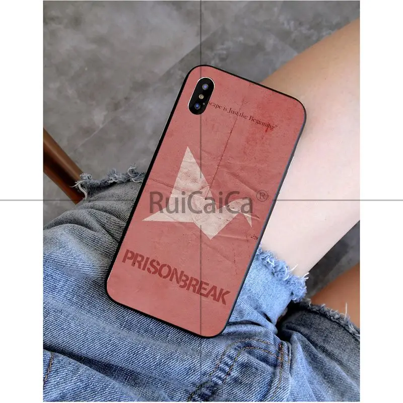 Ruicaica Майкл Скофилд тюрьма Break Coque Оболочка Чехол для телефона iPhone 5 5Sx 6 7 7plus 8 8Plus X XS MAX XR