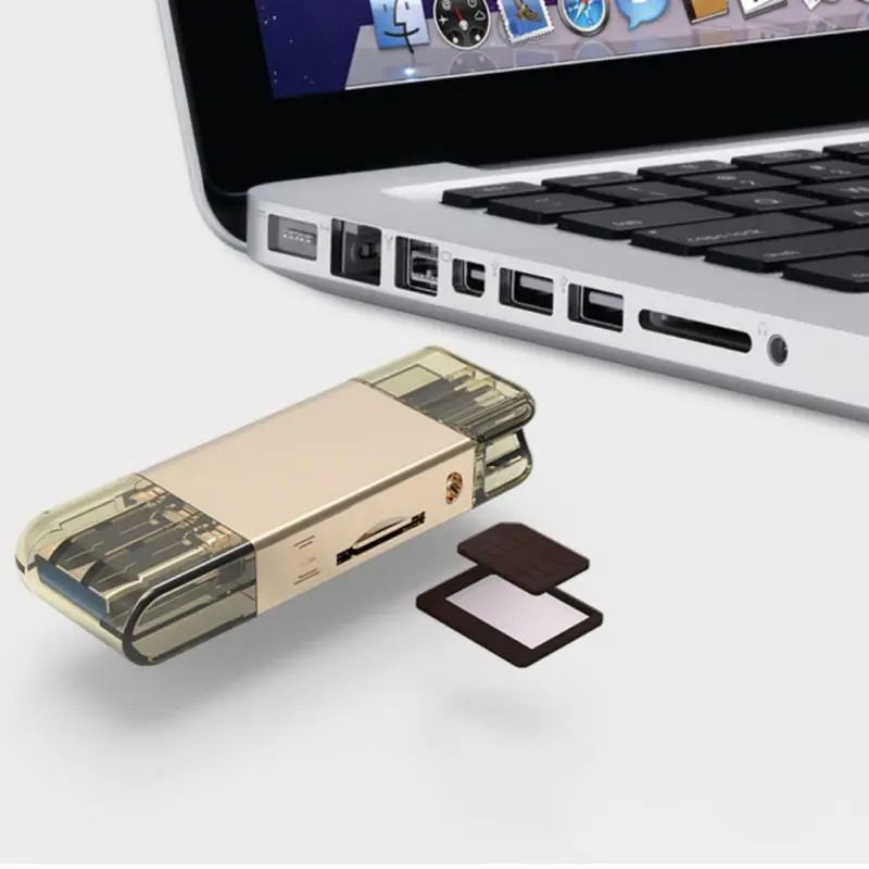 

2-in-1 Card Reader Adapter Portable Type-C USB 2.0 To NM Nano TF Secure Digital Memory Cards Accessories For Huawei