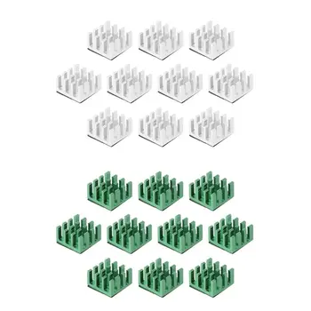 

10PCS Aluminum Heatsink Heat Radiator Cooler for Electronic Chip Computer Heat Dissipation Cooling Pads