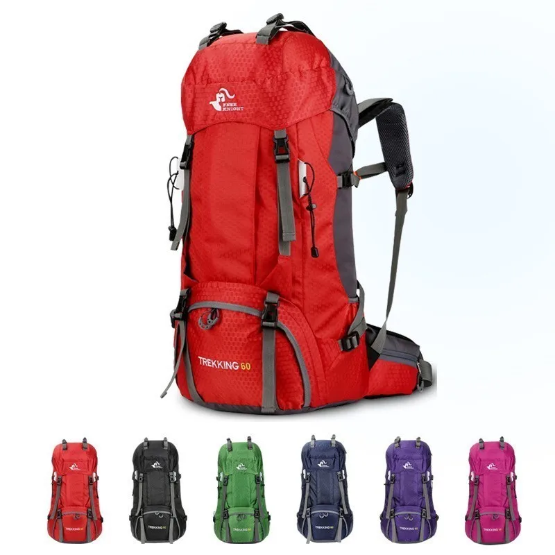 Походный рюкзак, 60л, большой объем, нейлон, водонепроницаемый,, дождевик, для альпинизма, кемпинга, на открытом воздухе, БОЛЬШАЯ сухая сумка, Sac, спортивный рюкзак, Trek
