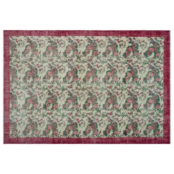 

Handmade Natural Vintage Turkish Area Rug 223x322 Cm-7'4''X10'7''