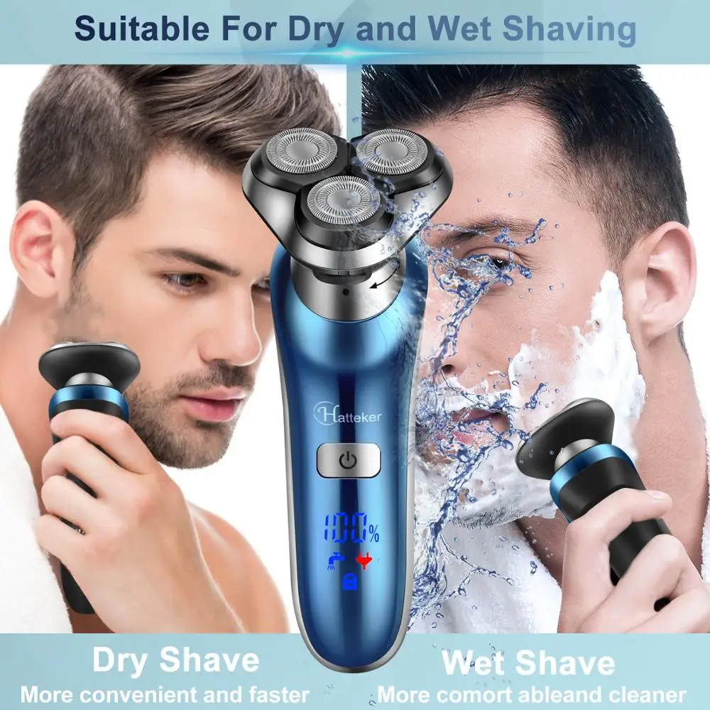 hatteker 4 in 1 rotary shaver