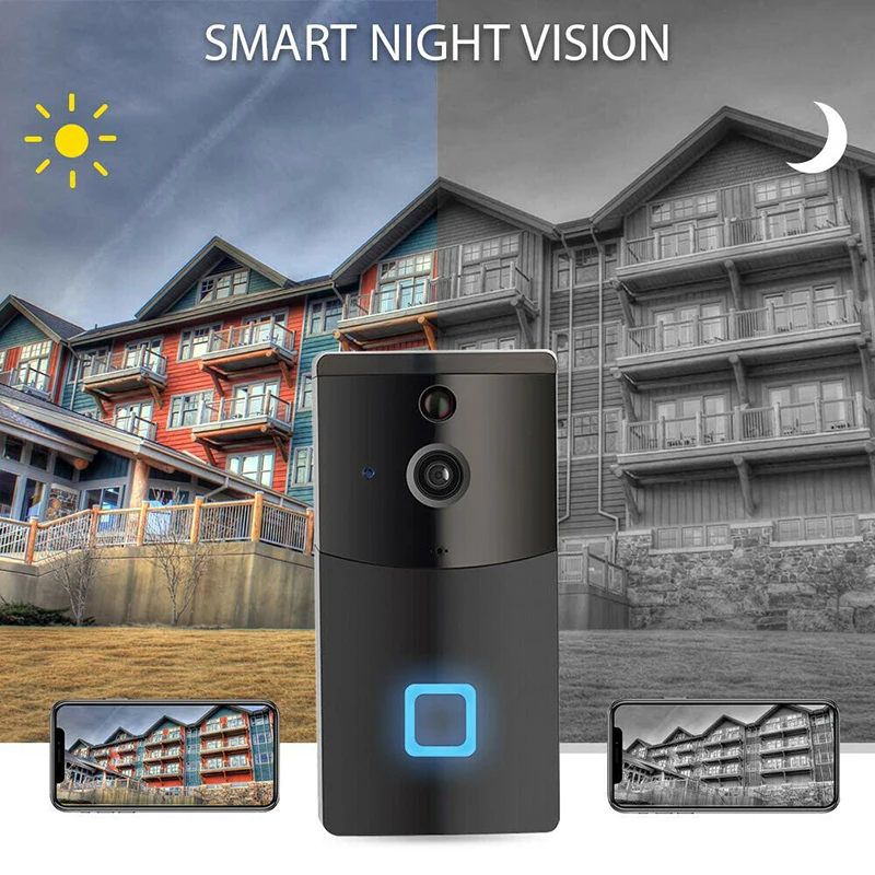 

B10 Doorbell For Anyhome Wireless Smart WiFi Video Ultra low Waterproof