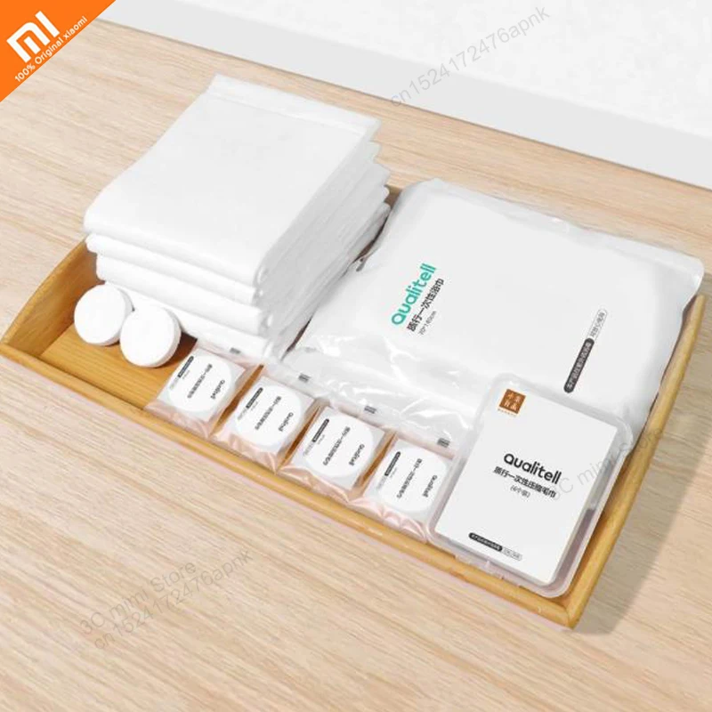 

6pcs xiaomi disposable compressed towel disposable bath towel super absorbent soft and convenient for travel