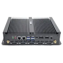 HYSTOU Industrial Mini Pc i5 8265U i3 8145U dual DDR4 M.2 SSD Intel NIC interface HD EDP Type C support 3 display SIM computer
