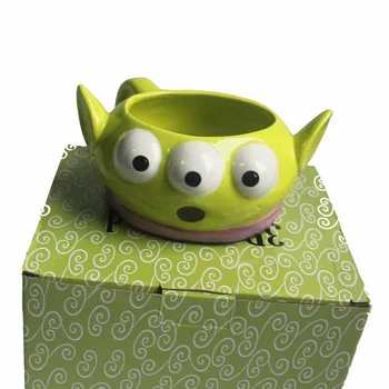 

Toys Story 4 Alien Ceramic Coffee Mug Cup 3D sculpted Porcelain cup