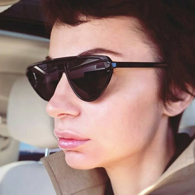 

2020 Cat Eye Women Sunglasses Classic Plastic Retro Brand Designer Classic Gradient Sun Glasses UV400