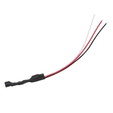 5 шт./компл. чувствительный микрофон безопасности аудио DC кабель питания для CCTV DVR камера LX9A