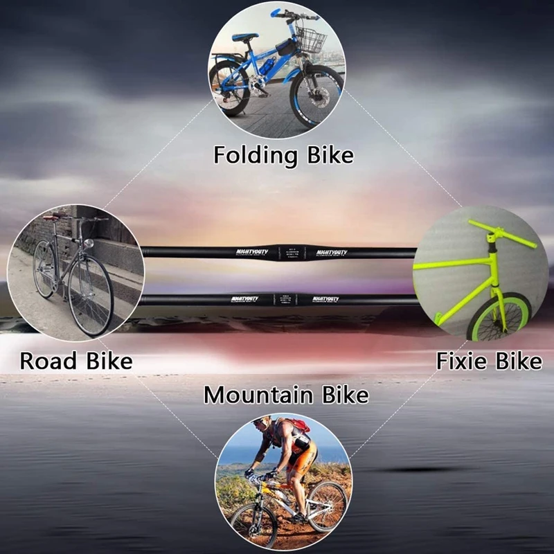 Wake руль для велосипеда из алюминиевого сплава удлиненный 31 8 мм 780 красного