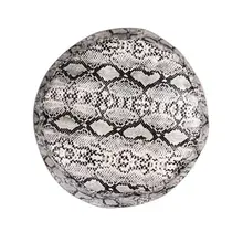 Харадзюку унисекс из искусственной кожи Двусторонняя Панама змеиный принт Рыбацкая Кепка LX9E