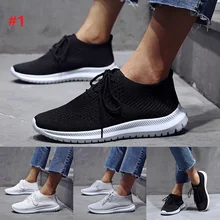 Кроссовки Женская спортивная обувь модные женские дышащие сетчатые кроссовки Повседневная прогулочная обувь женские кроссовки для ходьбы и бега D30