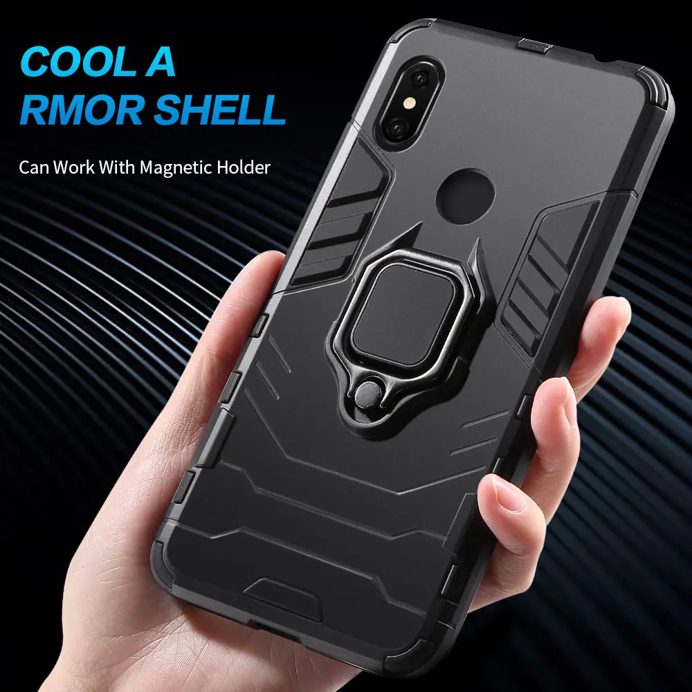 Чехол для телефона KISSCASE для Xiaomi 8, армированный чехол из поликарбоната и ТПУ 2-в-1, магнитный автомобильный держатель, задний корпус для Redmi Note 6pro, 8pro, note5, 4x, k20 (art.: 3a37f2efab9) - 3a37f2efab9