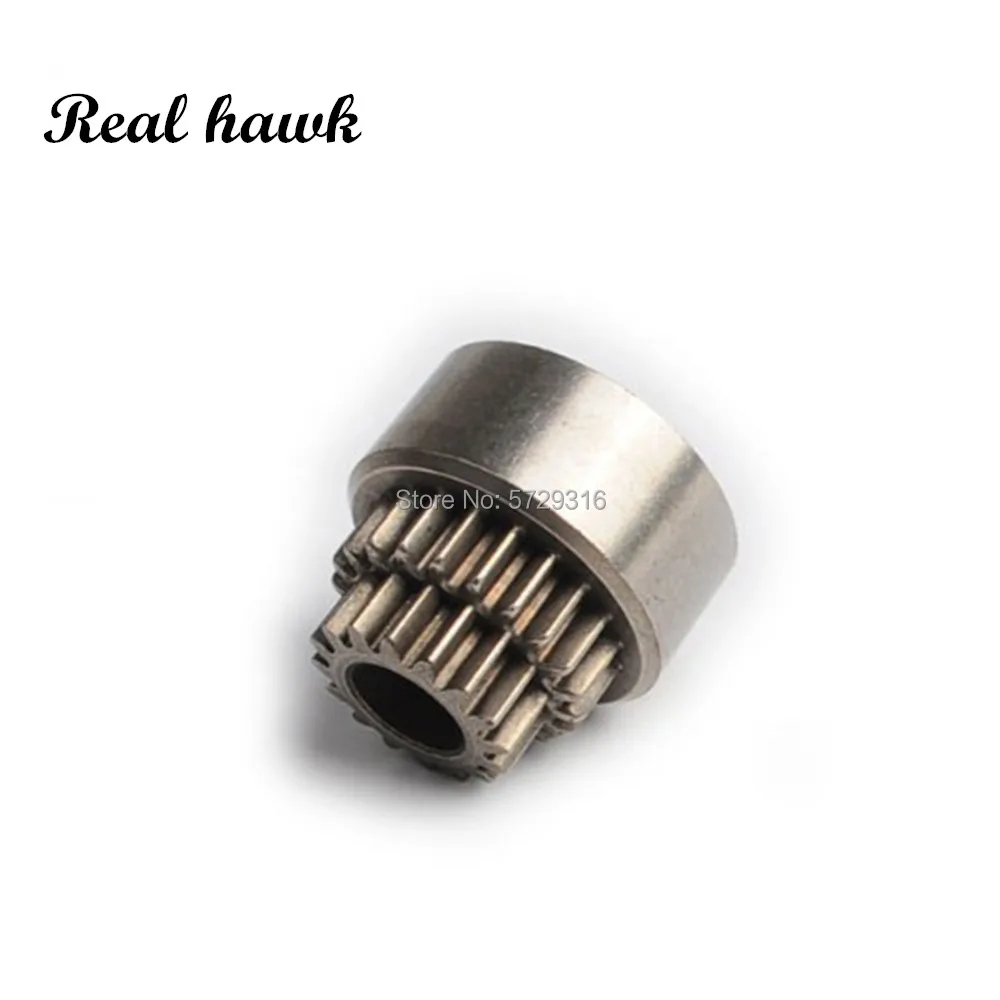 

1pcs RC Cars 02023 Clutch Bell Double Gears for 1/10 HSP 94122/94166 Nitro Powered On-road RC Drift Car RC Car Parts