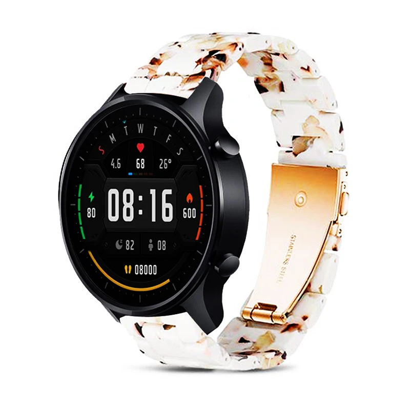 

Resin strap for xiaomi mi Watch color 22mm band Replacement bracelet Watchband for xiaomi mi smart Watch Wristband