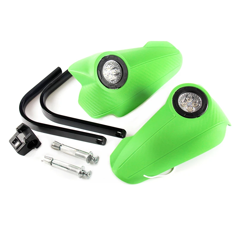 Dirt Bike Vision Led Handguards защита рук с светильник ДЛЯ CRF YZF KLX KXF RMZ Husqvarna мотокросса внедорожные ямы
