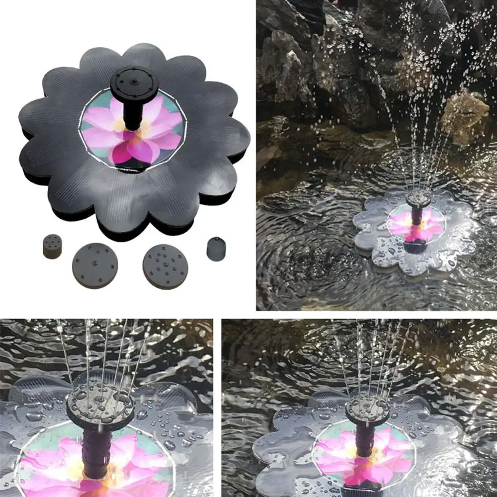 

solar power fountain water pump Garden Pool Pond Decoration Solar Fountain floating water Fountain with battery