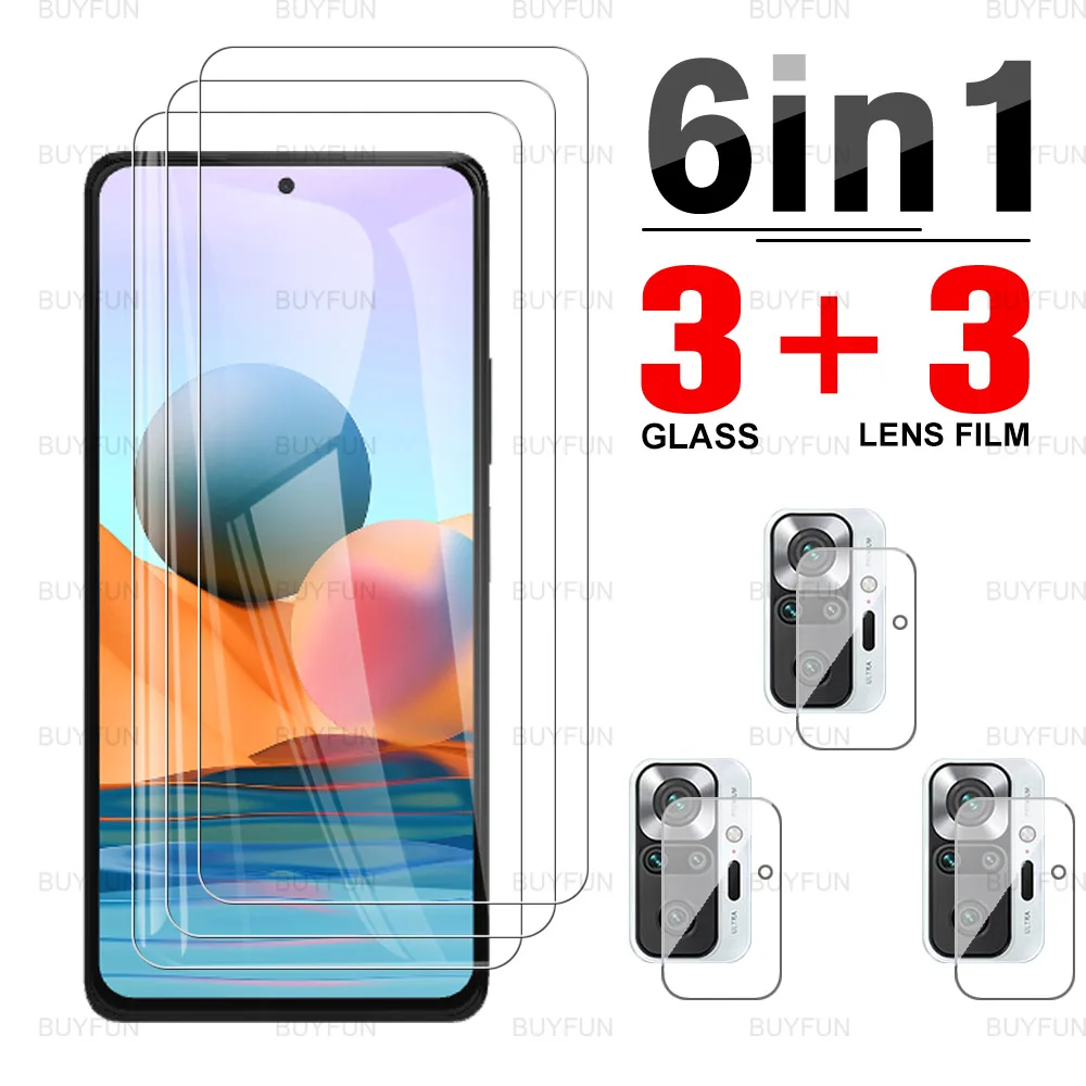 for redmi note10 pro tempered glass for xiaomi redme note10 9 pro 10s full cover screen protector for redmi note 10 5G lens glas phone glass protector