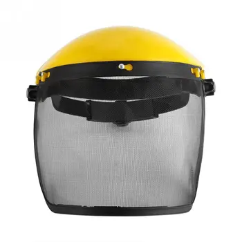 

Safety Helmet Mask Mower Face Mesh Protective Mask Explosion-Proof Mask Anti-Impact Surface Screen Labor Insurance Mask