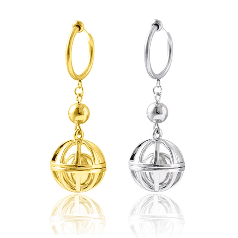 Hot Anime Tokyo Revengers Kazutora Hanemiya Hoop Earrings Hollow Ball Pendant Dangle Earring Cosplay Jewelry Accessories