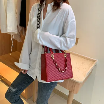 

Totes Bags Women Large Capacity Handbags Women PU Shoulder Messenger Bag Female Retro Daily Totes Lady Elegant Handbags