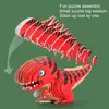 Baby Toy Montessori 3D Puzzle DIY Jigsaw Board Wooden Puzzle Dinosaur Animal Handmade Educational Assembly Toy Gift for Children 6