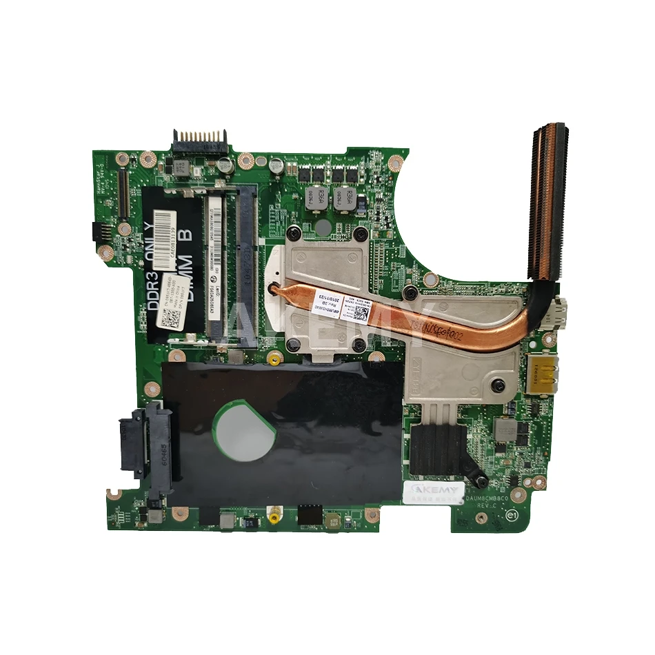 Akemy Cn07ntdg 07ntdg Da0um8mb6e0 para For Dell Inspiron 14r N4010 14 Polegada Portátil Placa-mãe hd Gma Hm57 Ddr3 Cpu Livre Placa-mãe para notebook - Imagem 2