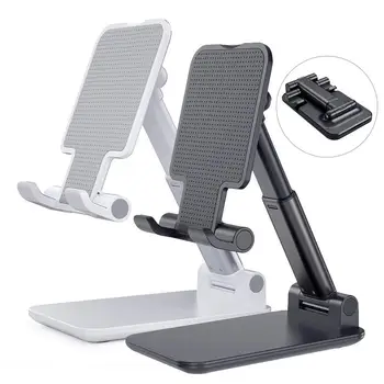

Foldable Phone Tablet Stand Holder Adjustable Desktop Mount Stand Rotation Stylish Display Bracket For Office For IPhone IPad