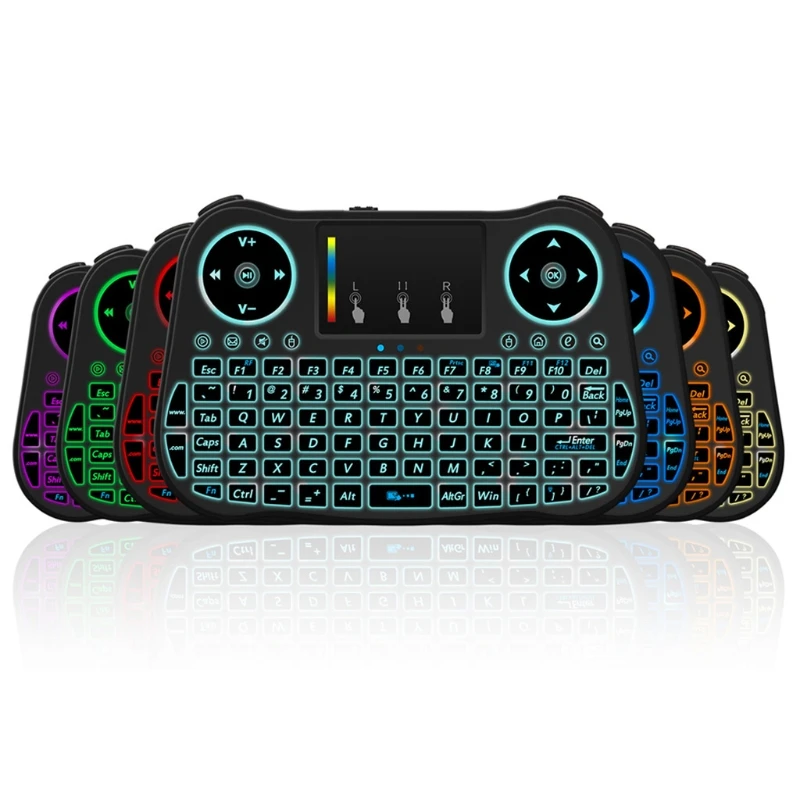 

MT08 Keyboard Wireless MINI Keyboard USB Air Mouse Backlit Touchpad For Smart TV Box